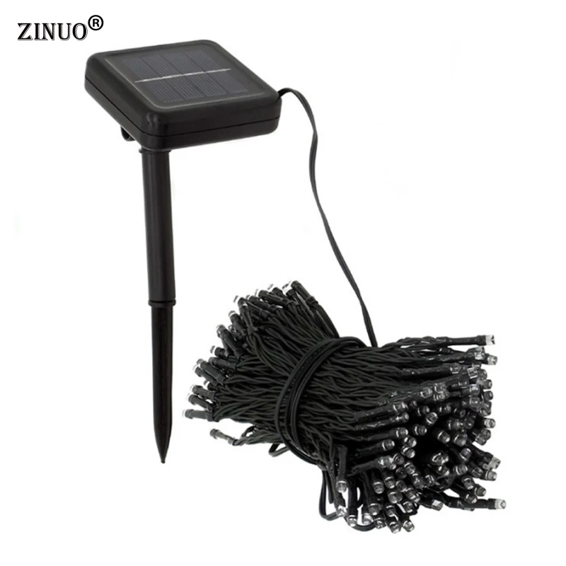 ZINUO 12M 100LEDs Solar Light 2 Modes Led String Light Christmas Outdoor Fairy String Solar Lamp LED Garland New Year Decoration