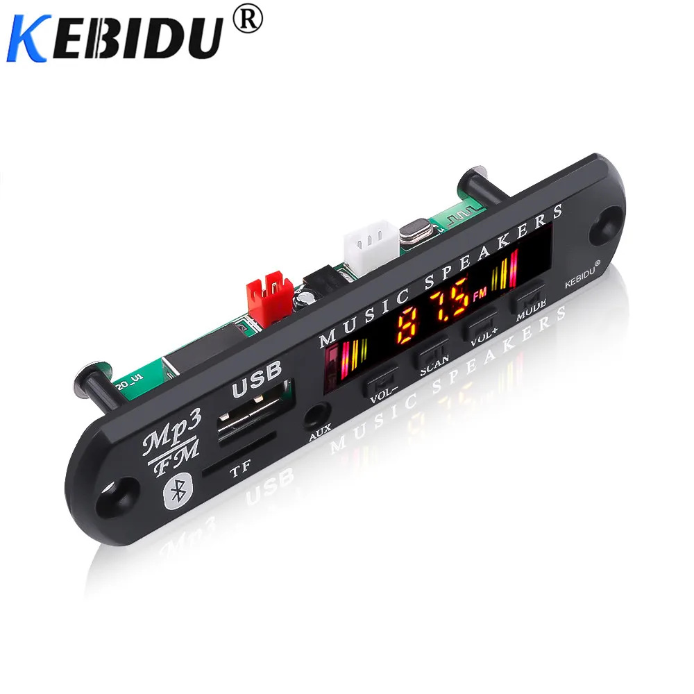 Kebidu Новейший беспроводной Bluetooth 5 0 декодер плата аудио 12 В WMA модуль без потерь USB
