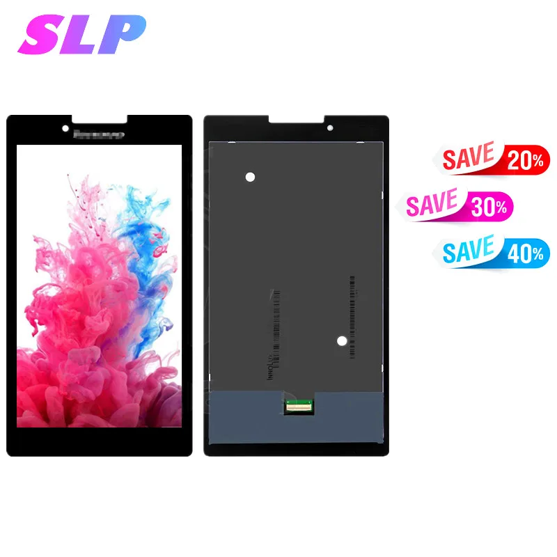 

Skylarpu 7''inch Complete LCD Screen For Lenovo Tab 2 A7-30 A7-30DC A7-30F A7-30HC LCD Display Touch Screen P070ACB-DB1 REV.A3
