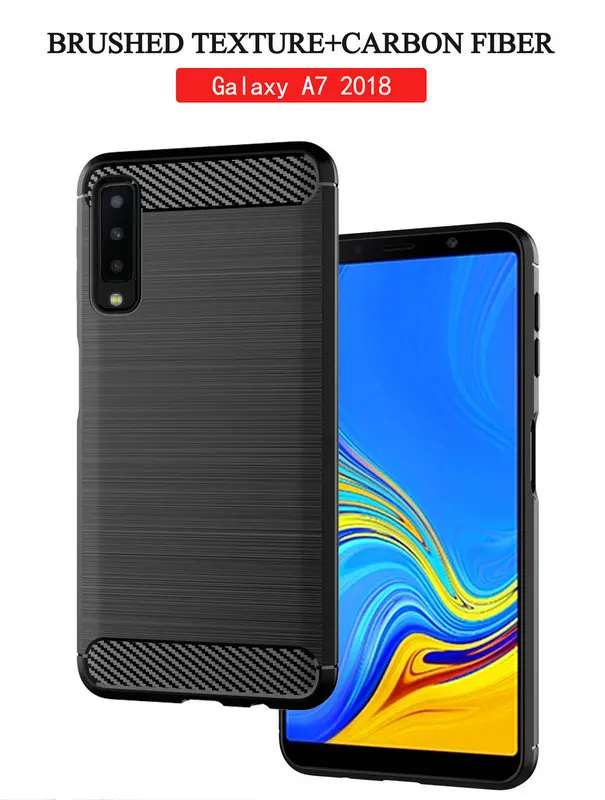 

Cover for Samsung Galaxy A7 2018 Case Silicone Armor Bumper Shockproof Cover Case for Samsung Galaxy A7 2018 SM-A750F A750F Case