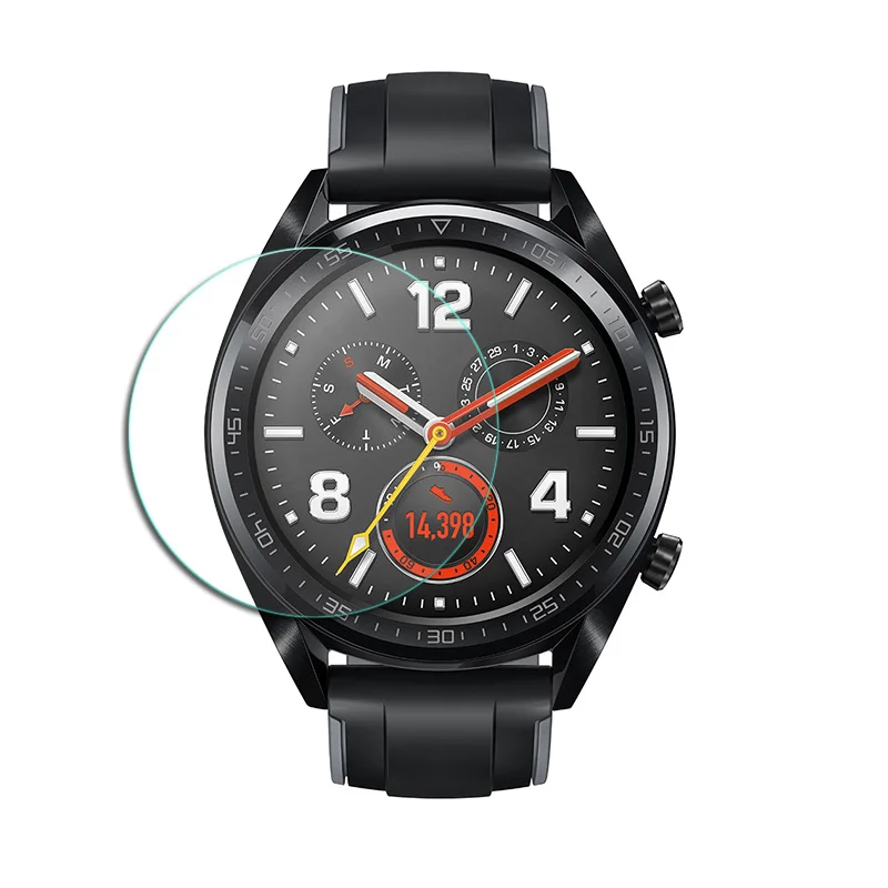 2 шт закаленное стекло для huawei Watch 1 Watch 2 Pro GT Active 2.5D Защита экрана для huawei GT элегантная защитная пленка