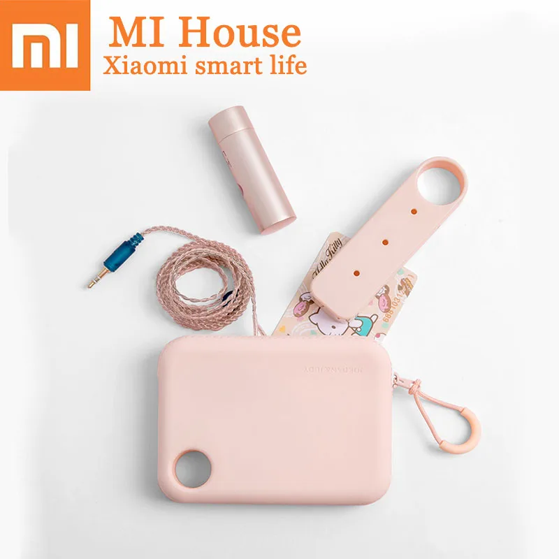 

Xiaomi Mijia Silicone Portable Storage Bag Cable Line Card Earphone Storage Bag Soft Design Light Weight Fashion Storage Bag