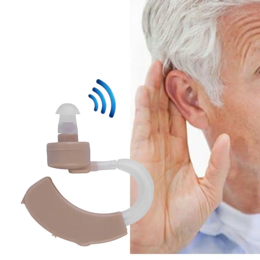 

1pcs Ear Hearing Aid Mini Device Volume Adjustable Sound Voice Amplifier Enhancement Hear Clear for the Elder Deaf Aids Care