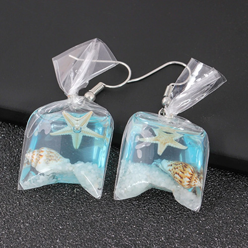 Pendientes Femeninos De La Flor De La Bolsa De Agua De La De Pendientes Femeninos De La Flor De La Bolsa De Agua De La De