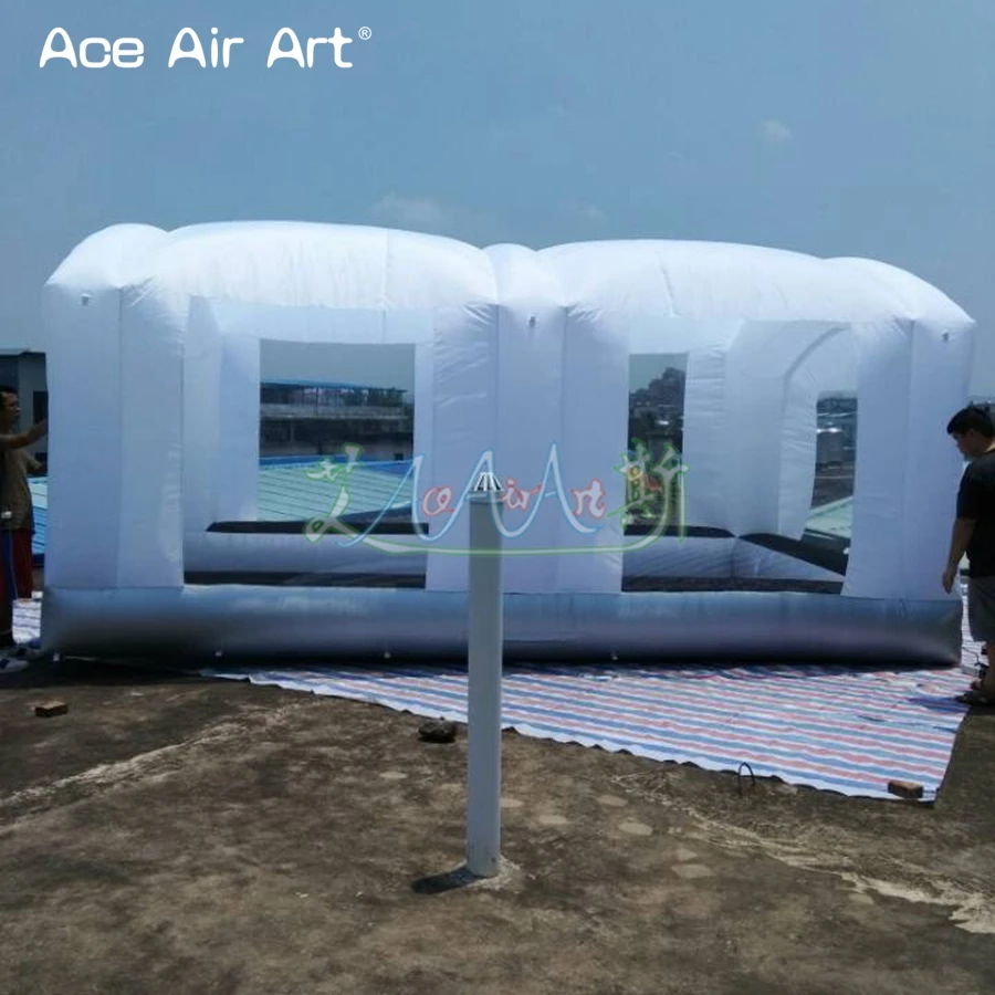 Высокое качество портативный надувные палатки, надувной бокс для машины палатки гараж с 2 шт внутренняя воздуходувка для продажи