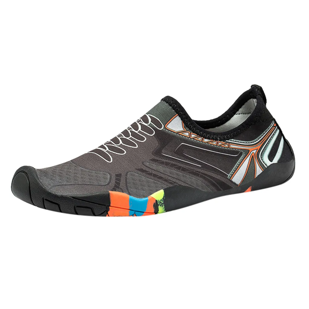 Perimedes/Мужская и Женская водонепроницаемая обувь; обувь для плавания; быстросохнущая обувь для дайвинга; спортивная обувь; обувь для плавания; пляжная обувь большого размера плюс;# g30 - Цвет: Серый