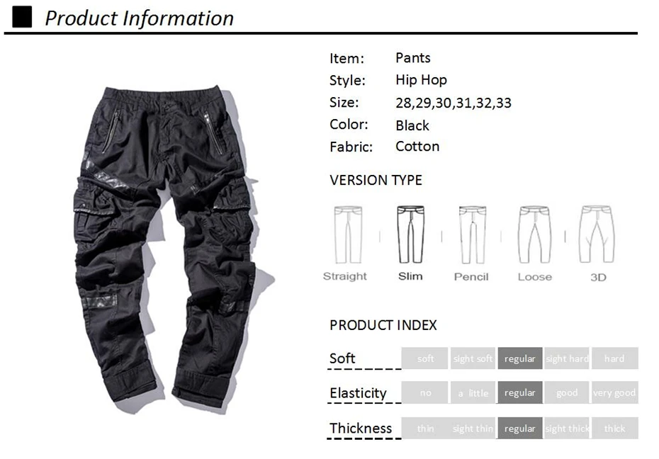 Черные брюки-карго для мужчин и женщин, кожаные тактические брюки в стиле пэчворк, осень, брюки в стиле хип-хоп с несколькими карманами, модная уличная одежда W0093