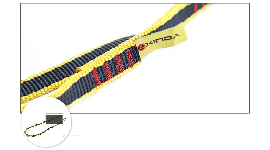 XINDA верёвка для скалолазания на открытом воздухе скалолазание Вспомогательная веревка спуск воздушная Йога гамак кольцо с маргариткой слинг оборудование одежда кольцо