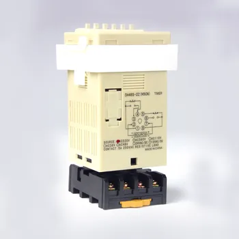 

DH48S-2Z H5CN 0.01s-99H99M Digital Timer Relay On Delay 8 Pins SPDT 2 Groups Contacts Delay DC12V DC24V AC110V AC220V