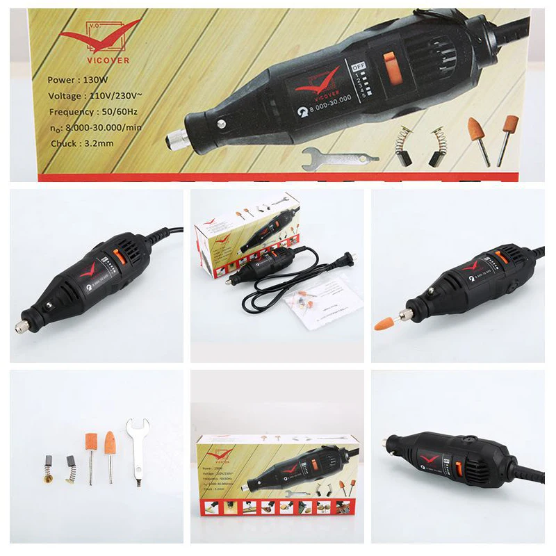 Electric Drill Dremel 180W Engraving Pen Electric DIY Drill Electric Rotary Tool Grinder Mini Drill Grinding Polishing Machine   (7)