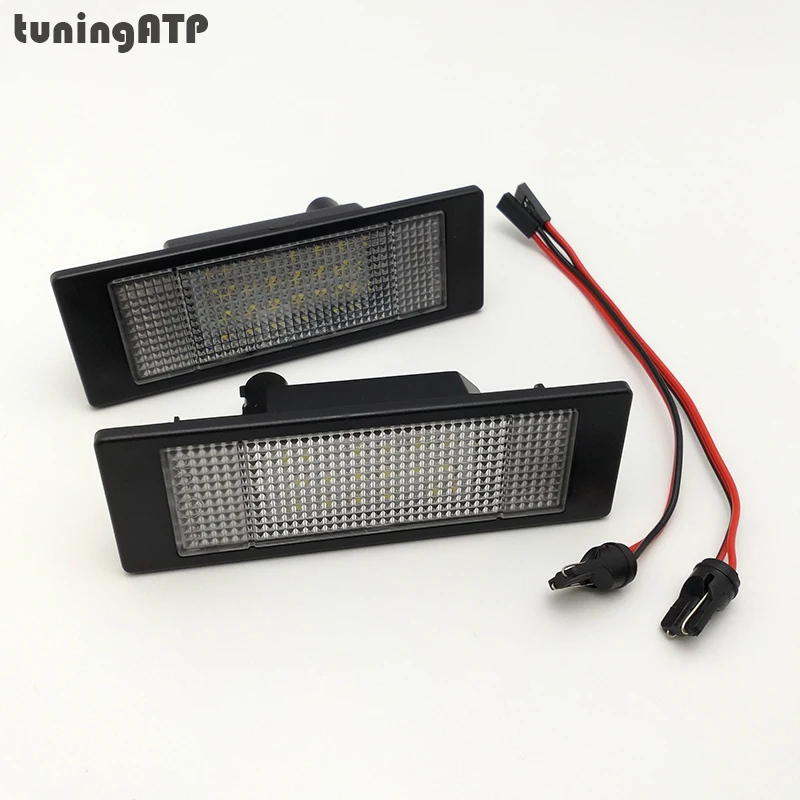

tuningATP LED License Number Plate Light Lamps For FIAT Multipla Marea Weekend Bright White Car Style