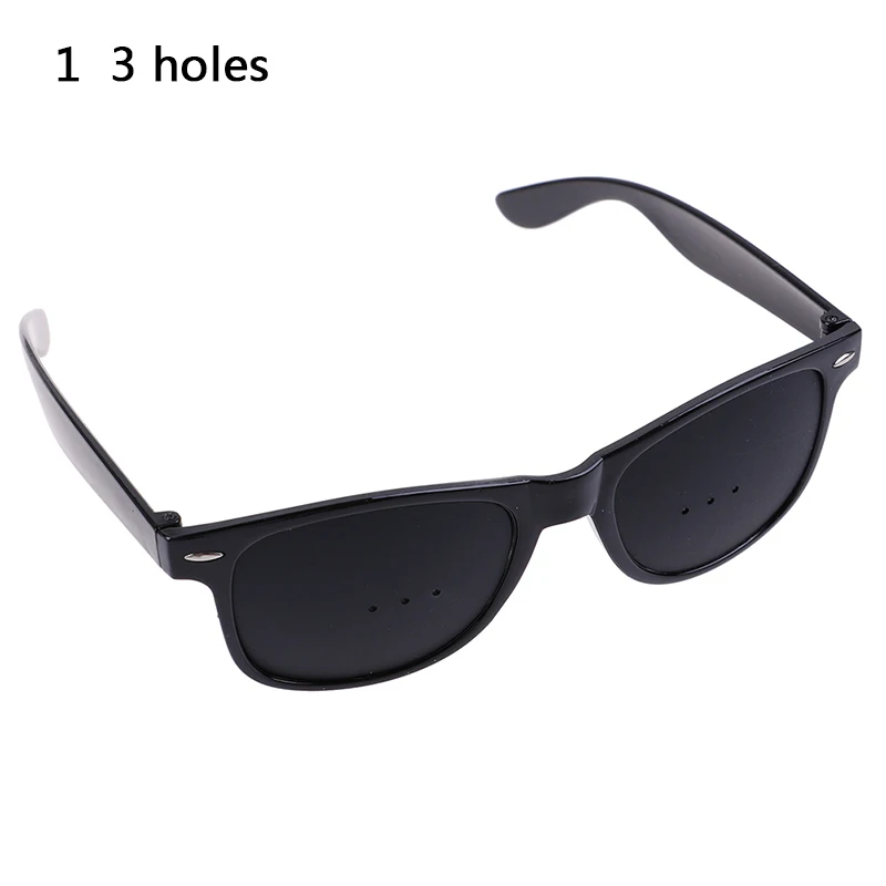 3 стиля, зрение, улучшенное, унисекс, для ухода за зрением, с отверстием, очки, для упражнений на глаза, пластиковые, естественное исцеление, дешево - Color: N1