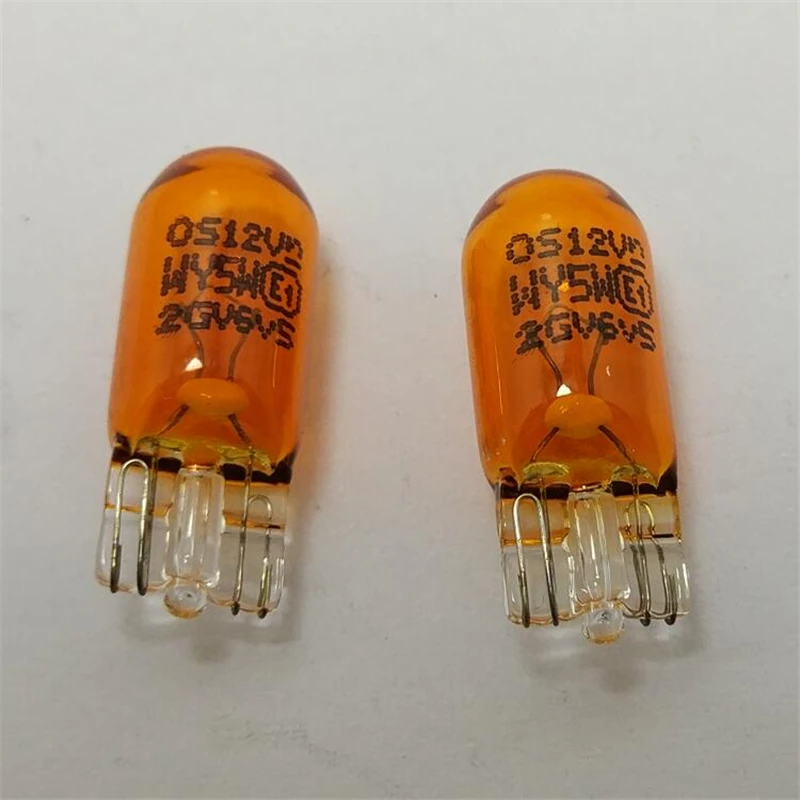 Оригинальные части 10 шт./лот галогенные фары для 12 В WY5W CLASSIC 5 Вт W2.1 *. 5d 2827 T10 лампы