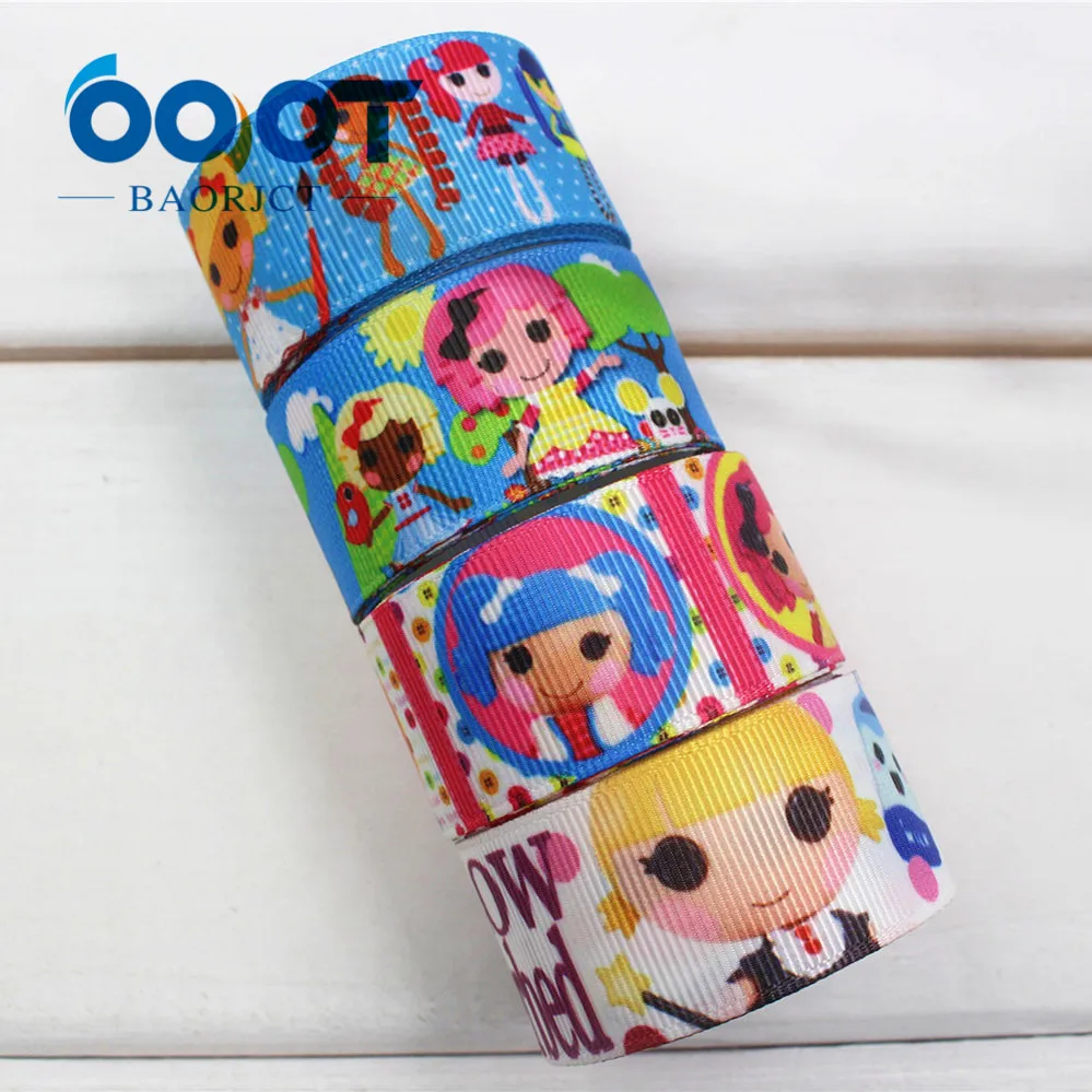 

OOOT BAORJCT 1742912 25mm 10yard cartoon Ribbons Thermal transfer Printed grosgrain Wedding Accessories DIY handmade material