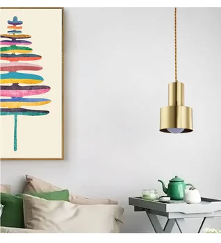 

Postmodern Nordic Restaurant Bar Cafe Bedroom Chandelier Aisle Simple Single Head Chandelier