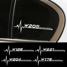 Adesivos para janela lateral automotiva, para mercedes benz w205 w212 w204 w203 w210 w213 w220 w221 w116 w108 w126 w140 w168 w70% w154 w177