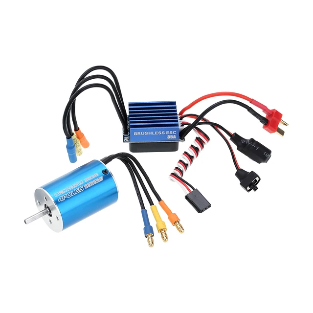 2838 3600KV 4500KV 4 p Capteur Moteur Brushless et 35A Brushless ESC