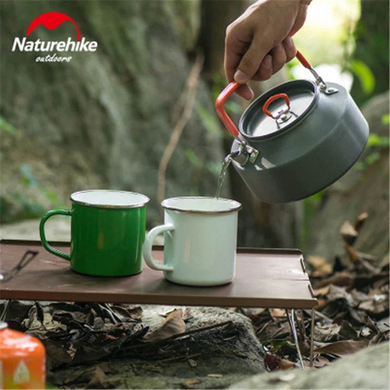 Naturehike Открытый Кемпинг кухонная утварь чайник для походов рыбалки на открытом