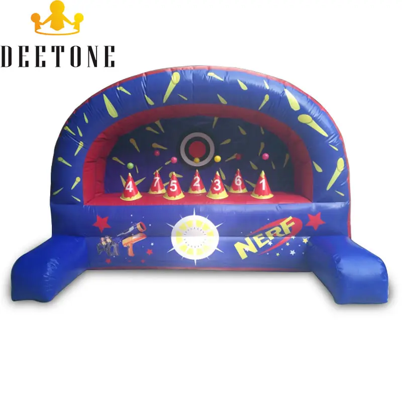 inflatable nerf shooting range