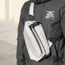 Мужская сумка на молнии, Подростковая сумка через плечо, повседневные сумки на плечо, нагрудные сумки, сумки для мужчин