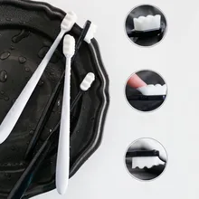 Ультра мягкая зубная щетка для волос для чувствительного массажа десен для взрослых унисекс скребок для языка мягкая дорожная зубная щетка для ухода за полостью рта T111