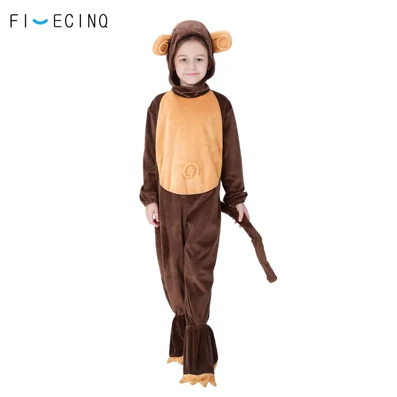 Halloween Family Matching Pajama Suit Animal Brown Monkey Cosplay Costume Funny Carnival Jumpsuit Kigurumis Adult Kid Men Women Halloween Family Matching Pajama Suit Animal Brown Monkey Cosplay Costume Funny Carnival Jumpsuit Kigurumis Adult Kid Men Women
