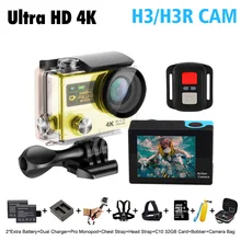 H3 H3R 4K 25FPS ultra plus Cam WIFI Action cam H8se eken two double dual screen xiao go yi Sport sj pro 4 4000 hero sport Camera