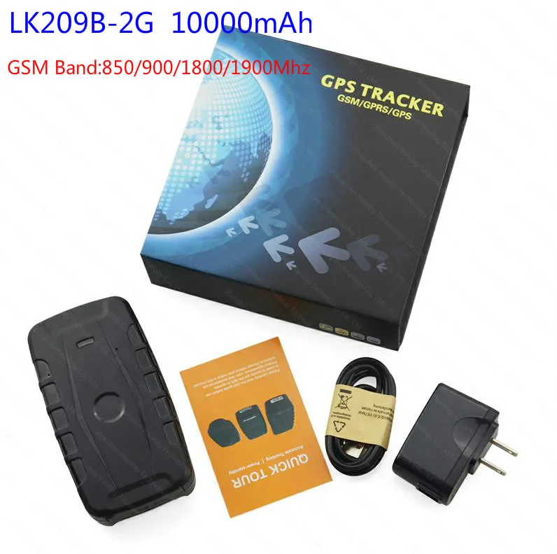 LK209 трекер LK209A/LK209B/LK209C 2G 3g Автомобильный gps трекер локатор водонепроницаемый Магнит WCDMA GSM отслеживание в реальном времени отброшенная сигнализация - Цвет: LK209B-2G With box