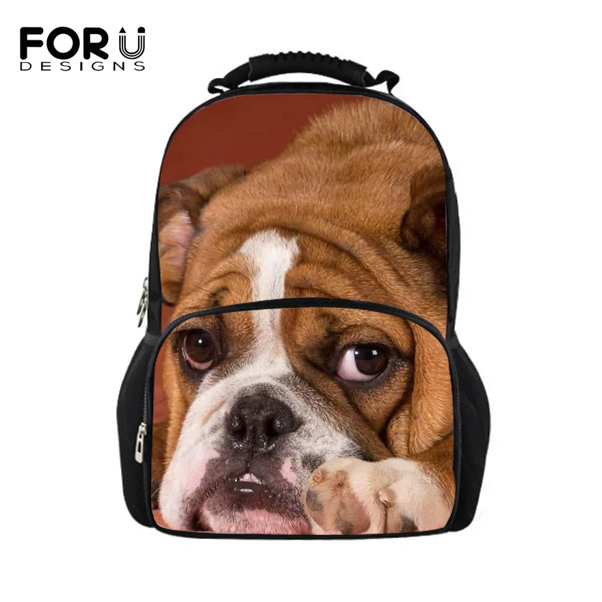 FORUDESIGSN печать рюкзак для мальчиков 3d животное Шнауцер рюкзаки школьные рюкзаки для девочек сумки для колледжа студенческий Рюкзак Mochila