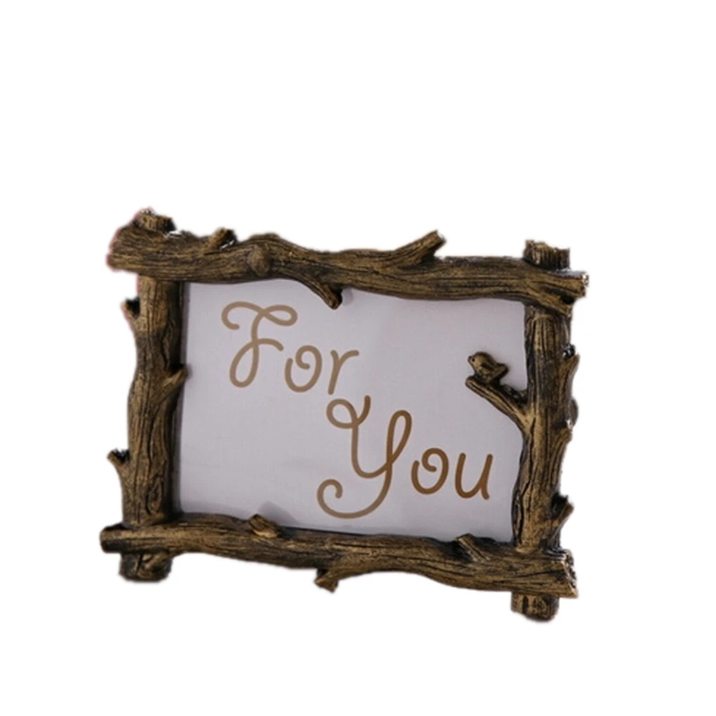 

Rectangle Branches Photo Frame Retro Photo Frame for Wedding Party Family Home Decor New