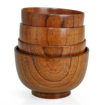 

Chinese Style Wood Bowl 13*8CM Noodle Bowl Jujube Wood Bowls Soup bowls