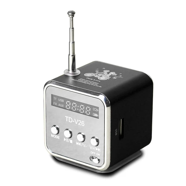 Portable Speakers With Fm Mini Multi-function Radio Usb Notebook Speakers For Tv Phone Support Sd/tf Card Mp3 Music Player