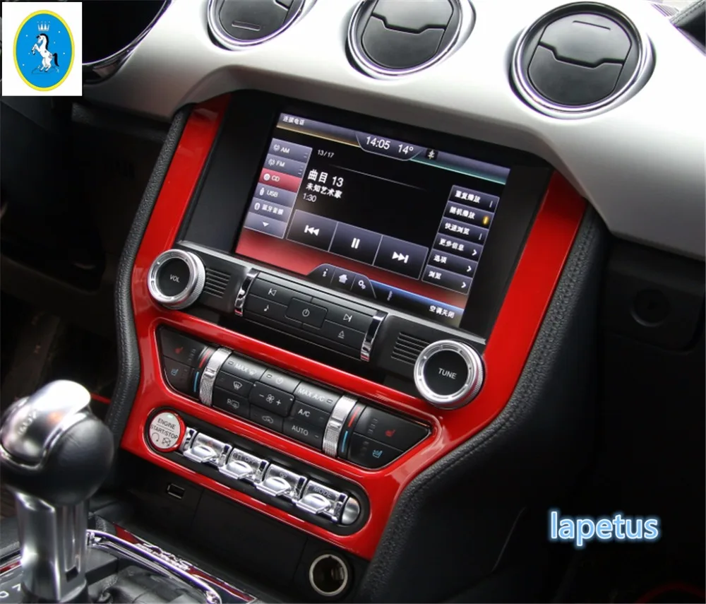 4 Color For Choice ABS For Ford Mustang 2015 2016 2017 Dashboard Navigation font b GPS