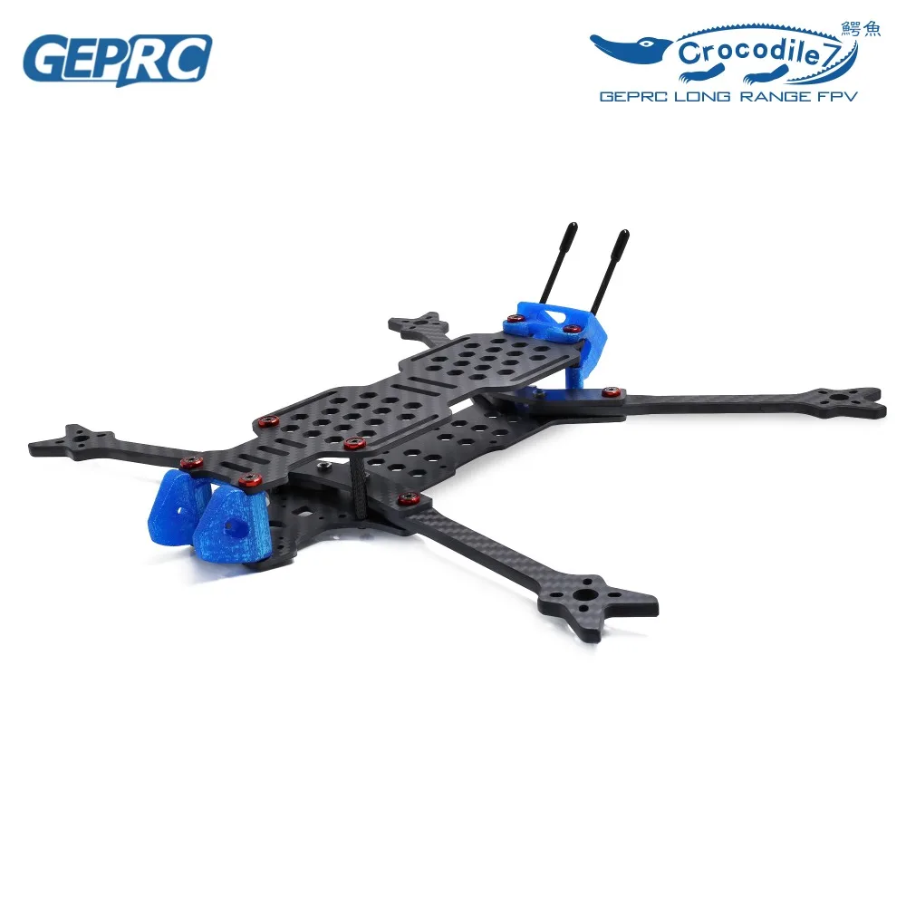 GEPRC GEP-LC7 крокодил большое пространство сильная выносливость DIY FPV RC Дрон карбоновая рама