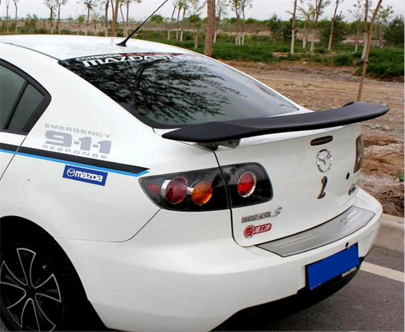 Авто спойлер для Mazda 3 2003.2004.2005.2006.2007.2008.2009 Высокое качество ABS задние крыло