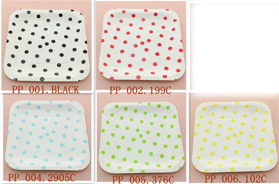01-Square-Polka-Dot-Paper-Plate
