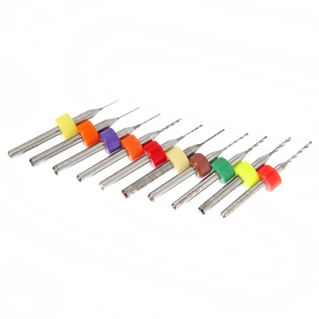 10pcs high quality pcb print circuit board carbide micro drill bits10pcs high quality pcb print circuit board carbide micro drill bits tool 0 3mm to 1 2