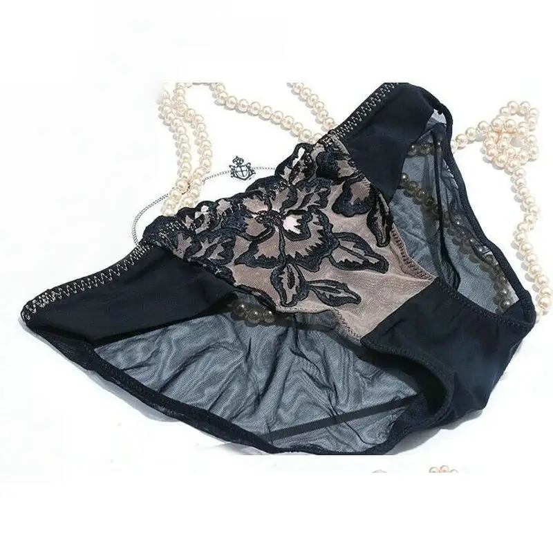 Beste Vrouwen Alledaagse Beha Korte Sets Sexy Kant Borduurwerk Ondergoed Sets UltrathinTransparent Beha en Slipje lingerie set