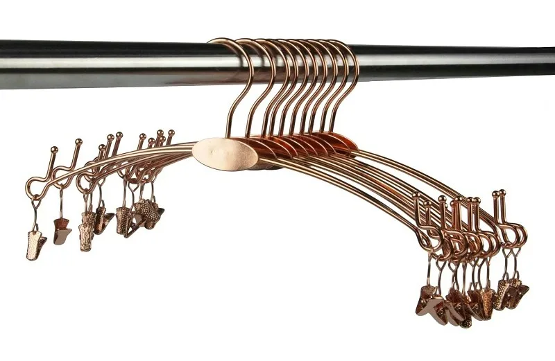 Hangerlink хромированная металлическая вешалка для белья, вешалка для бюстгальтера и вешалка для нижнего белья(20 шт./лот
