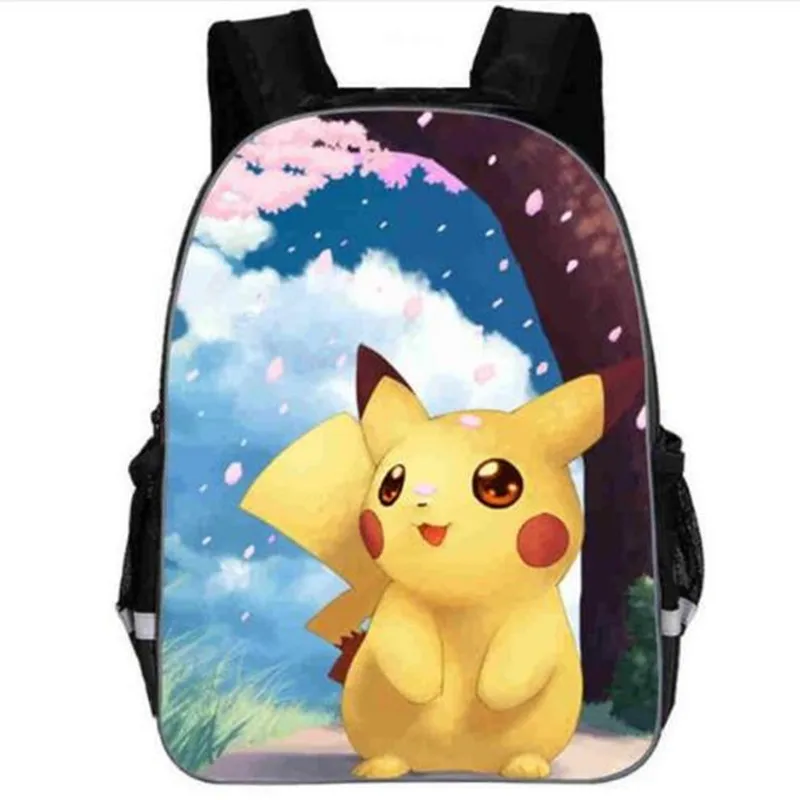 البوكيمون بيكاتشو أنيمي الظهر فريق فالور Snorlax ماريو الكلب الفتيان الفتيات المراهقين الحقائب المدرسية Mochila الاطفال المدرسية