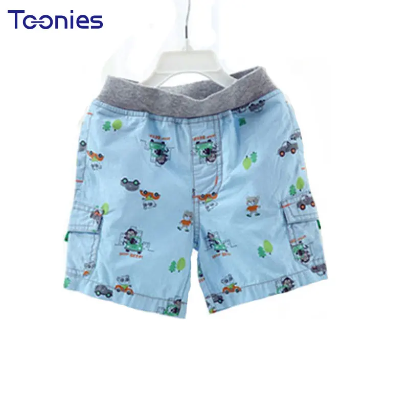 2018 Newest Infant Shorts Lovely Pattern Baby Boys Short Pants Pocket