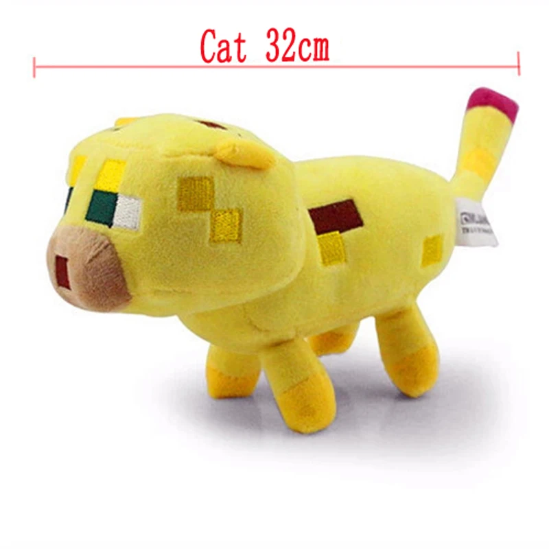 32cm font b Minecraft b font Plush Toy Big Yellow font b Minecraft b font Ocelot