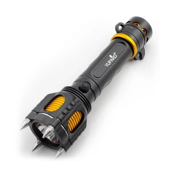 

1200lm Xml2 T6 Power Bank Function Led Flashlight Torch 5 Modes Attack Head Audible Alarm Lamp Torch Flash Light Self Defense