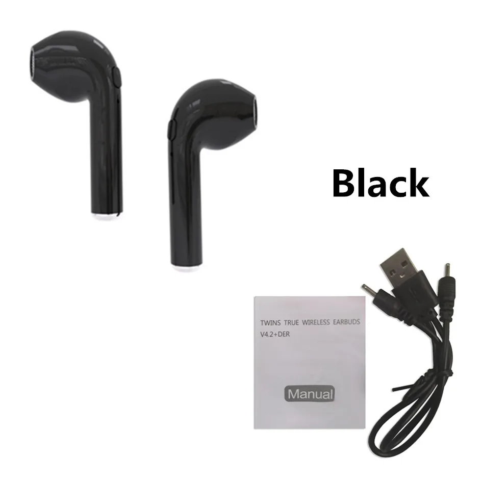 

I7 i7s TWS Wireless earphone in-ear Bluetooth headphone Earbuds Headset With Mic For Phone iPhone Xiaomi Samsung Huawei