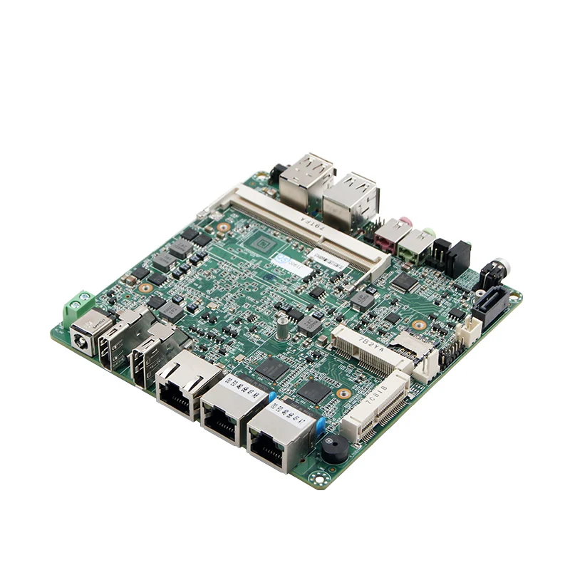 Материнская плата без вентилятора с процессором J1800 Dual LAN NANO ITX 120*120 мм|Мини ПК| |