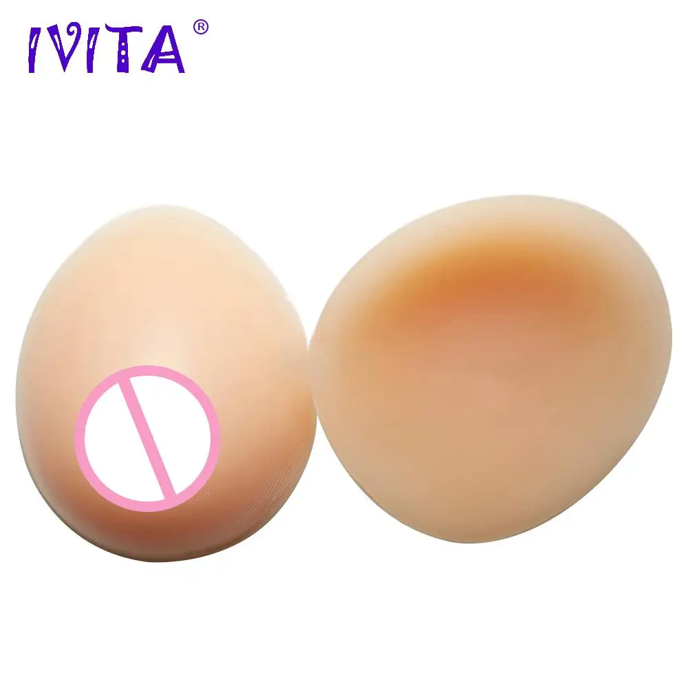 

IVITA 1000g Sexy Artificial Silicone Breast Forms Realistic False Breast Boobs For Crossdresser Transvestite Implant Enhancer