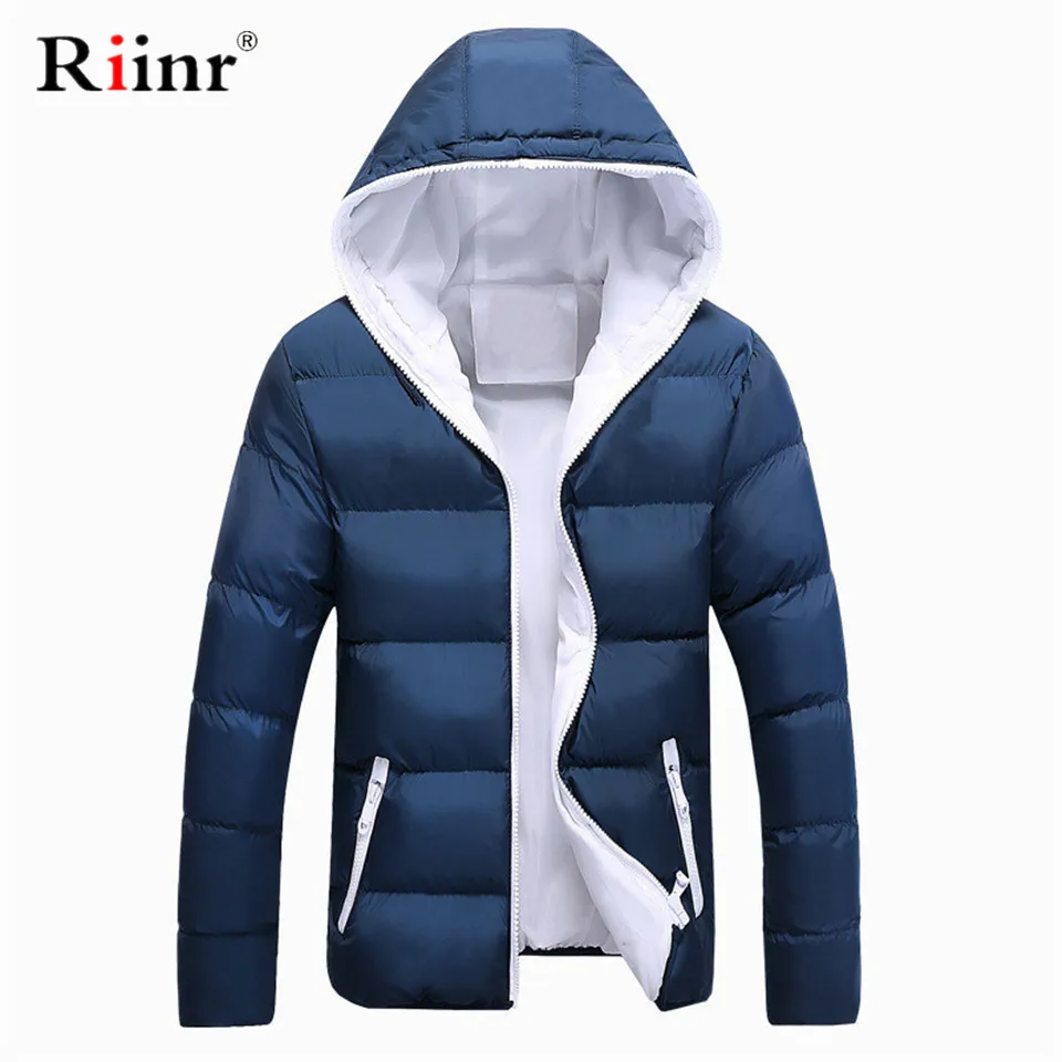 Men 2019 Winter Jacket Fashion Stand Collar Male Parka Mens Solid Thick Jackets and Coats Man M-5XL | Мужская одежда