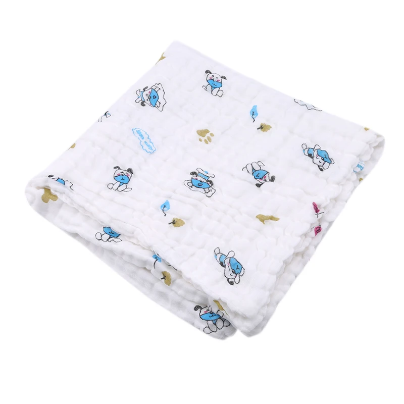 Новейший дизайн, мягкий дышащий муслин с рисунком из мультфильма, Хлопковое одеяло для новорожденных, моющееся детское одеяло, плотное полотенце для душа, детское одеяло - Цвет: 946663