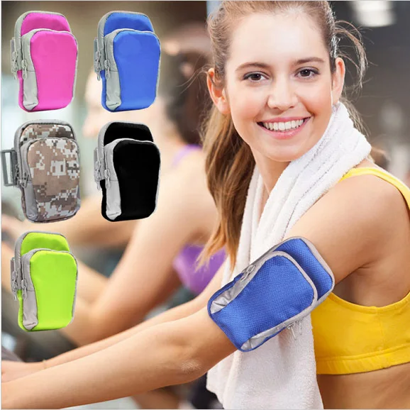 Exercise Wrist Bag Outdoor Sports Arm Bags Nylon Running Band Belt Cell Pocket For Samsung iPhone Mobile Phone |