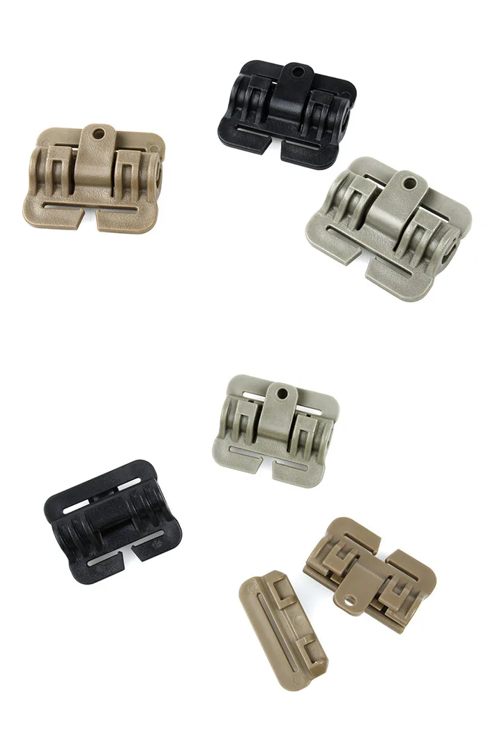 AR15 accessories airsoft gear molle system short APC tactical vest buckle POM QD adapter for hunting (7)